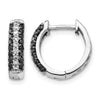 Diamond Hinged Hoop Earrings