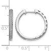 Gold Diamond Hinged Hoop Earrings