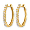 Diamond Hinged Hoop Earrings