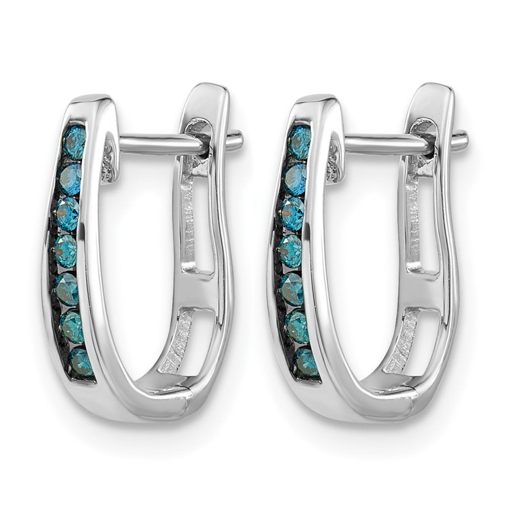 Diamond Hinged Hoop Earrings