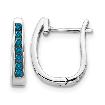 Diamond Hinged Hoop Earrings