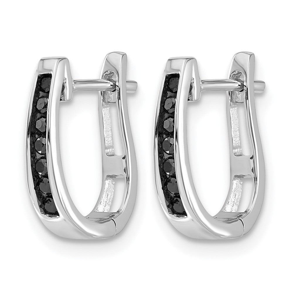 Diamond Hinged Hoop Earrings