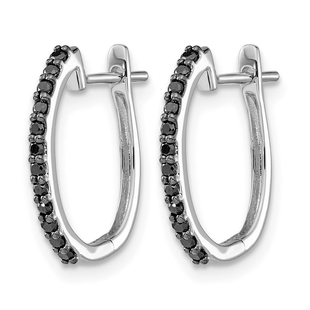 Diamond Hinged Hoop Earrings
