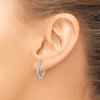 Diamond Hinged Hoop Earrings