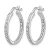 Diamond Hinged Hoop Earrings