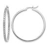 Diamond Hinged Hoop Earrings