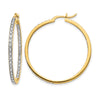 Diamond Hinged Hoop Earrings