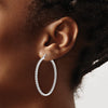 Diamond Hinged Hoop Earrings