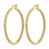 Diamond Hinged Hoop Earrings