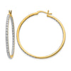 Diamond Hinged Hoop Earrings