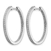 Diamond Hinged Hoop Earrings