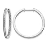 Diamond Hinged Hoop Earrings
