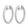 Diamond Hinged Hoop Earrings