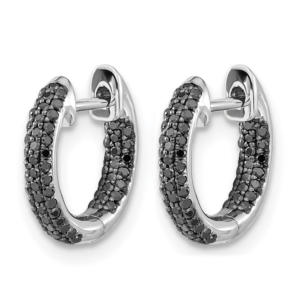 Diamond Hinged Hoop Earrings