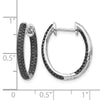 Gold Diamond Hinged Hoop Earrings
