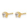 14k 1/5 carat Diamond Post Earrings