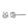 14k White Gold 1/2 carat Lab Grown Diamond VS/SI+ G+ Stud Post Earrings