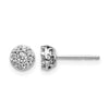 Diamond Cluster Post Earrings