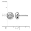 Diamond Cluster Post Earrings