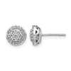 Diamond Cluster Post Earrings