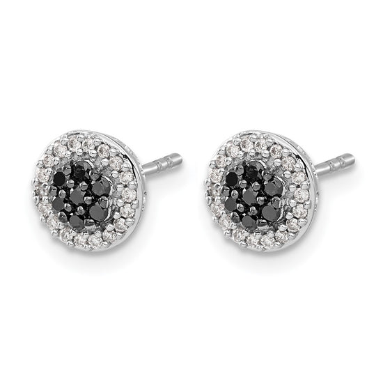 Diamond Cluster Post Earrings