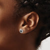 Diamond Cluster Post Earrings