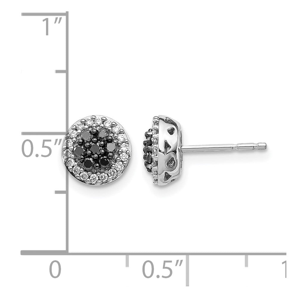 Diamond Cluster Post Earrings