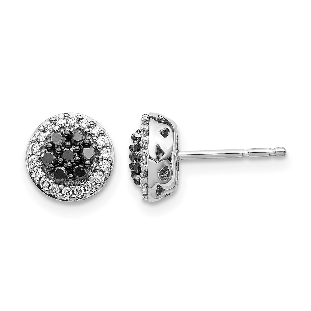 Diamond Cluster Post Earrings