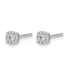Diamond Cluster Post Earrings
