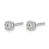 Diamond Cluster Post Earrings