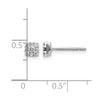 Diamond Cluster Post Earrings