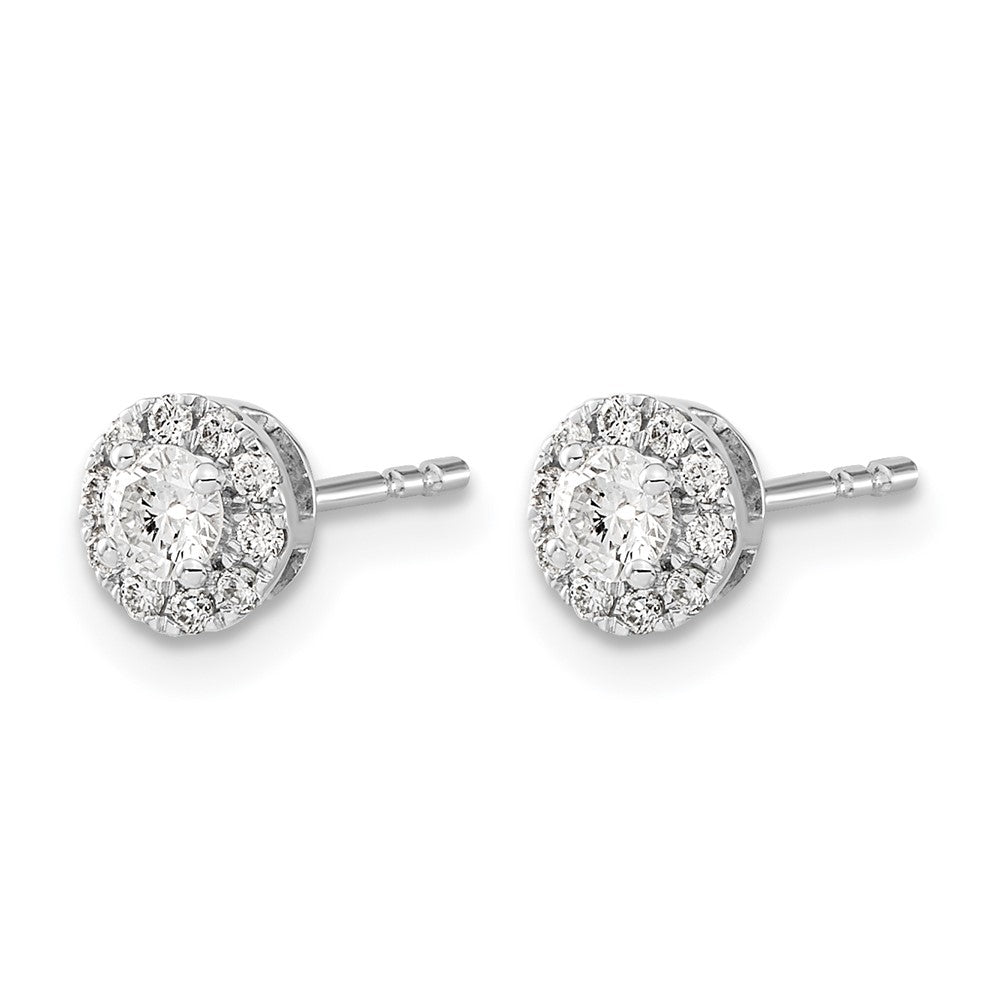 Diamond Cluster Post Earrings