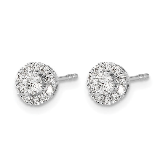 Diamond Cluster Post Earrings