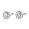 Diamond Cluster Post Earrings