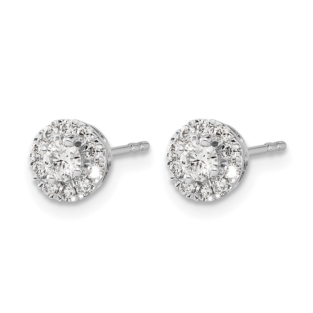 Diamond Cluster Post Earrings