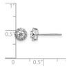 Diamond Cluster Post Earrings
