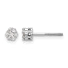 Diamond Cluster Post Earrings
