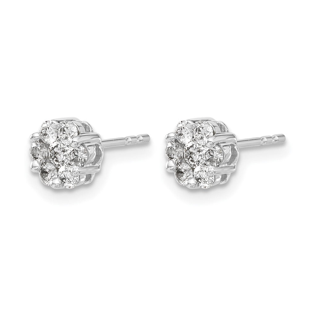 Diamond Cluster Earringss
