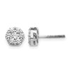 Diamond Cluster Post Earrings