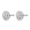 Diamond Cluster Post Earrings