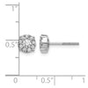 Diamond Cluster Post Earrings