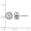 Diamond Semi-Mount Stud Earrings