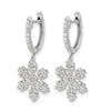Diamond Snowflake Earrings