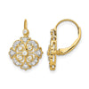 Diamond Leverback Earrings