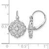 Diamond Leverback Earrings