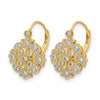 Diamond Leverback Earrings