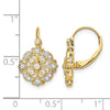 Diamond Leverback Earrings