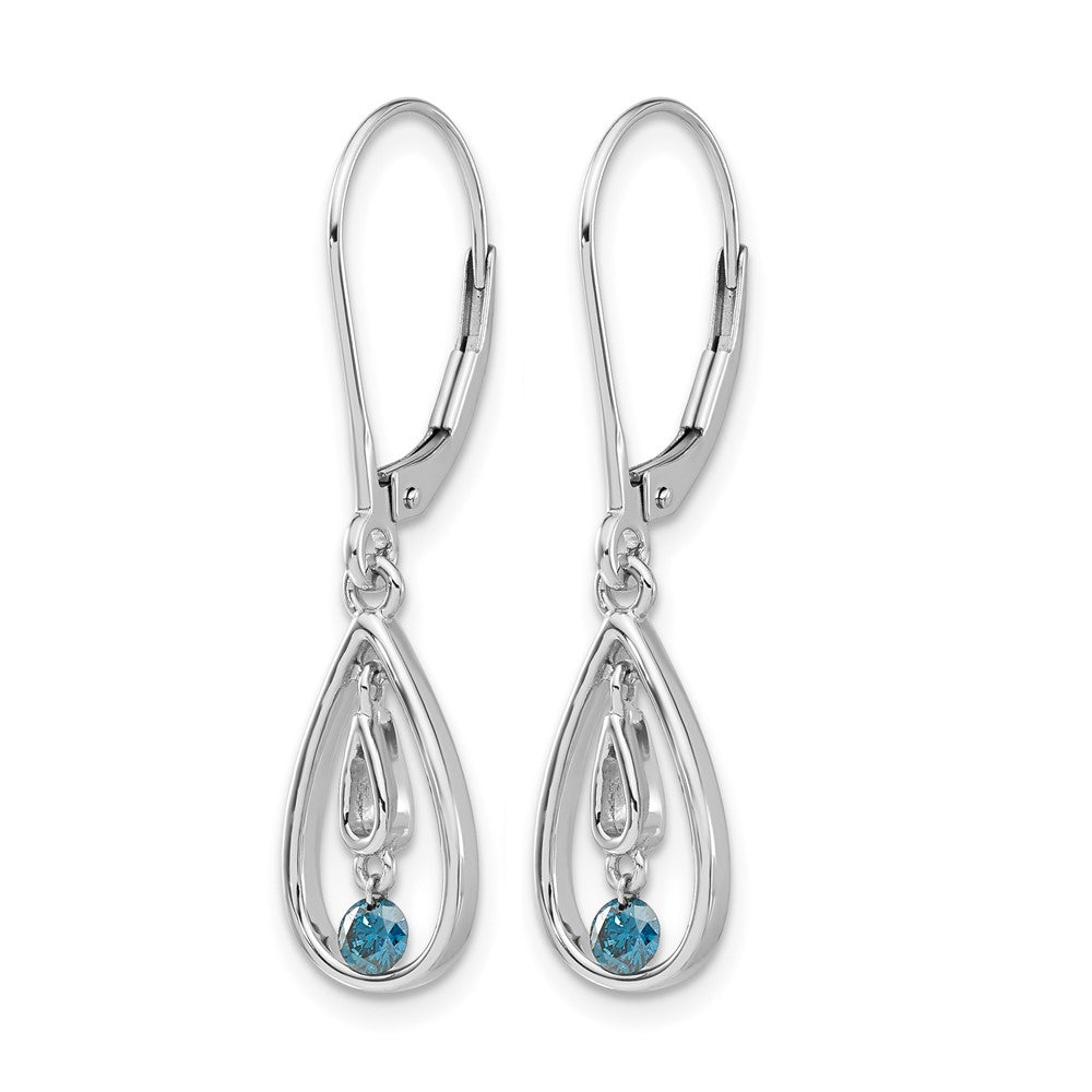 Diamond Leverback Earrings
