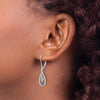 Diamond Leverback Earrings