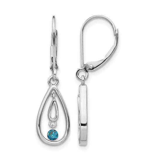 Diamond Leverback Earrings